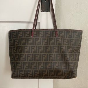 Authentic Vintage FENDI Zucca Tote Bag